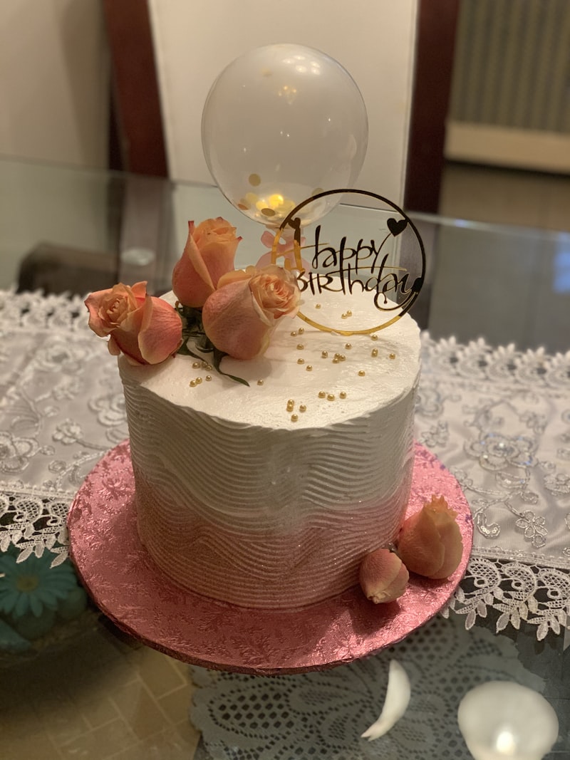 Custom birthday cake